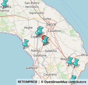 Mappa SS 101, 73043 Copertino LE, Italia (25.03909)