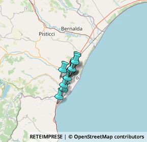 Mappa Via Monte Bianco, 75020 Scanzano Jonico MT, Italia (6.49091)