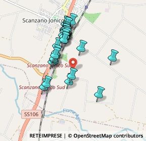 Mappa Via Monte Bianco, 75020 Scanzano Jonico MT, Italia (0.87)