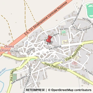 Mappa Via Grazia Deledda, 6, 08020 Ottana, Nuoro (Sardegna)