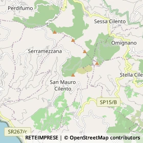 Mappa San Mauro Cilento