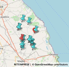 Mappa Via Conciliazione Laterano, 73026 Melendugno LE, Italia (6.95357)