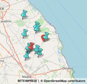 Mappa Via Conciliazione Laterano, 73026 Melendugno LE, Italia (6.80091)