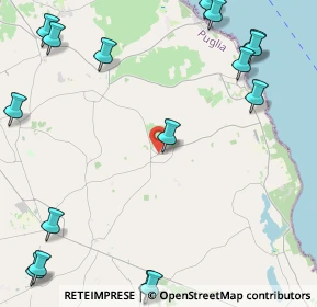 Mappa Via Conciliazione Laterano, 73026 Melendugno LE, Italia (7.00063)