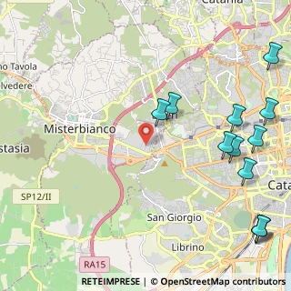 Mappa Via Leopoldo Franchetti, 95045 Misterbianco CT, Italia (3.3975)