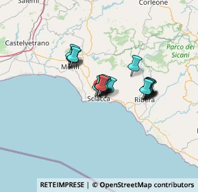 Mappa Via Giuseppe Mazzini, 92019 Sciacca AG, Italia (9.5005)