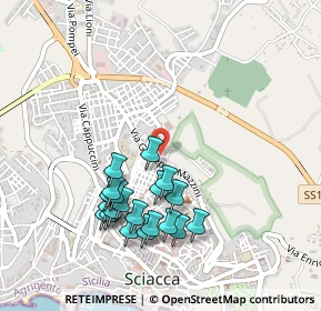 Mappa Via Giuseppe Mazzini, 92019 Sciacca AG, Italia (0.534)