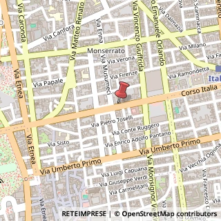 Mappa Viale XX Settembre, 45b, 95128 Catania, Catania (Sicilia)