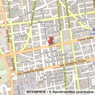 Mappa Viale XX Settembre, 43, 95128 Catania, Catania (Sicilia)