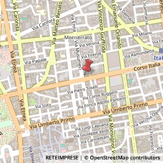 Mappa Viale XX Settembre, 43, 95128 Catania, Catania (Sicilia)