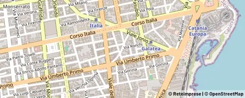 Mappa Katania