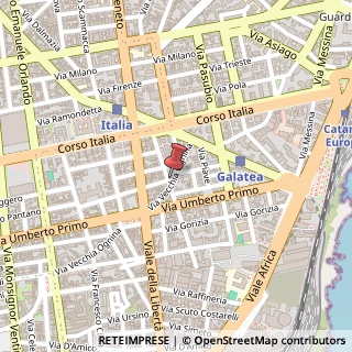 Mappa Via Mario Sangiorgi, 12, 95129 Catania, Catania (Sicilia)