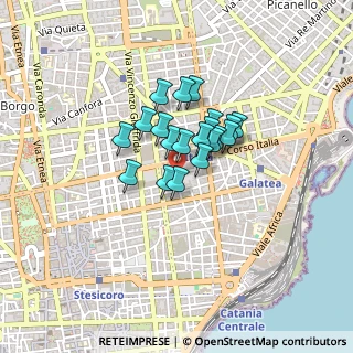 Mappa Via Alberto Mario, 95127 Catania CT, Italia (0.292)
