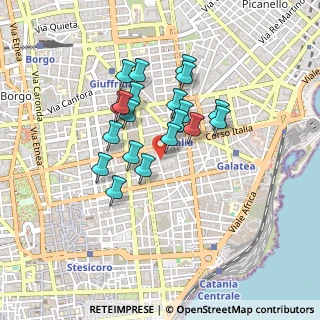 Mappa Via Alberto Mario, 95127 Catania CT, Italia (0.3915)
