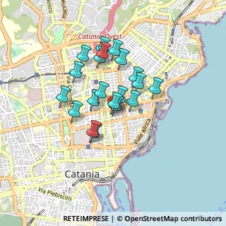 Mappa Via Alberto Mario, 95127 Catania CT, Italia (0.742)