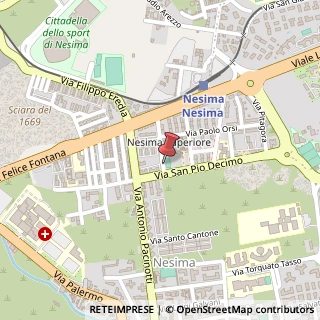 Mappa Via San Pio X, 18, 95122 Catania, Catania (Sicilia)