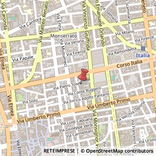 Mappa Via Pietro Toselli, 15, 95129 Catania, Catania (Sicilia)