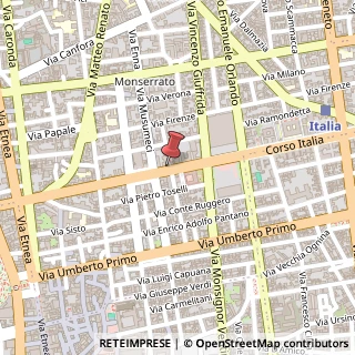 Mappa Viale XX Settembre, 45, 95100 Catania, Catania (Sicilia)