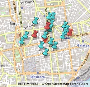 Mappa Via Pietro Toselli, 95126 Catania CT, Italia (0.385)