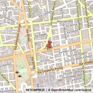 Mappa Viale XX Settembre, 50, 95128 Catania, Catania (Sicilia)