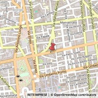 Mappa Viale XX Settembre, 50, 95129 Catania, Catania (Sicilia)