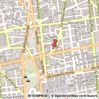 Mappa Via Matteo Renato Imbriani,  18, 95128 Catania, Catania (Sicilia)