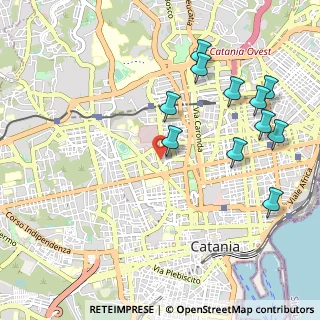 Mappa Via Cesare Vivante, 95123 Catania CT, Italia (1.29091)