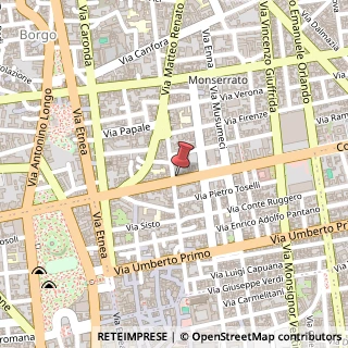 Mappa Viale XX Settembre, 29, 95128 Catania, Catania (Sicilia)