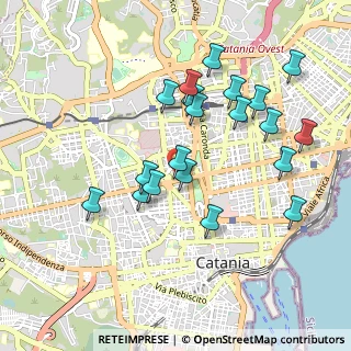 Mappa Via Ipogeo, 95125 Catania CT, Italia (1.05)