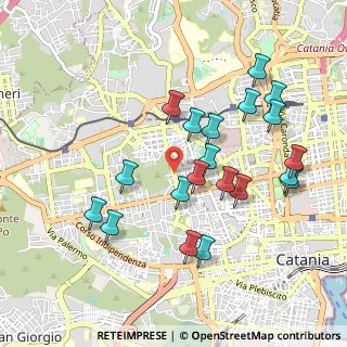 Mappa Via Nepeta, 95123 Catania CT, Italia (1.089)