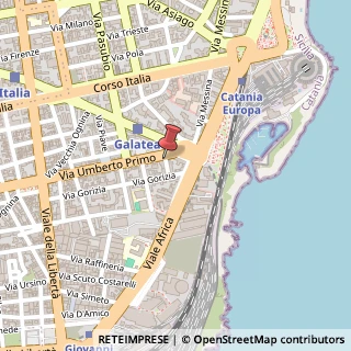 Mappa Via Tolmezzo,  15, 95129 Catania, Catania (Sicilia)