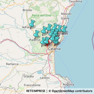 Mappa Via Mattei, 95045 Misterbianco CT, Italia (8.98765)