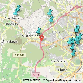 Mappa Via Mattei, 95045 Misterbianco CT, Italia (3.53929)
