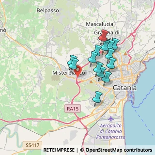 Mappa Via Mattei, 95045 Misterbianco CT, Italia (3.37571)