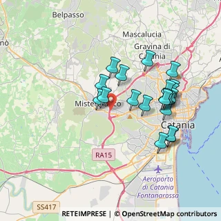 Mappa Via Mattei, 95045 Misterbianco CT, Italia (3.984)