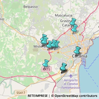 Mappa Via Mattei, 95045 Misterbianco CT, Italia (3.574)