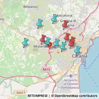 Mappa Via Mattei, 95045 Misterbianco CT, Italia (3.53)
