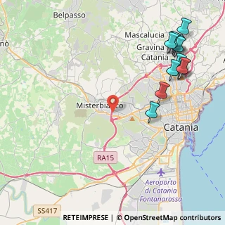 Mappa Via Mattei, 95045 Misterbianco CT, Italia (6.30833)