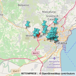 Mappa Via Mattei, 95045 Misterbianco CT, Italia (3.0425)