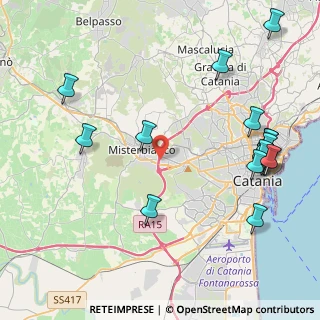 Mappa Via Mattei, 95045 Misterbianco CT, Italia (5.91941)