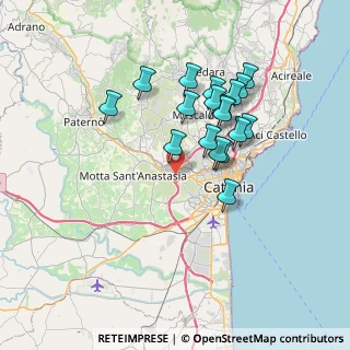 Mappa Via Mattei, 95045 Misterbianco CT, Italia (7.07778)