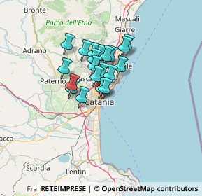 Mappa 95129 Catania CT, Italia (9.8715)