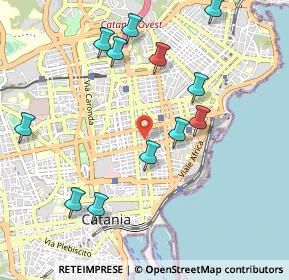 Mappa 95129 Catania CT, Italia (1.225)