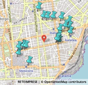 Mappa 95129 Catania CT, Italia (0.564)