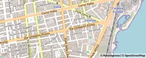 Mappa Katania