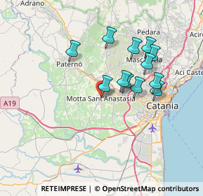 Mappa Via Roma, 95040 Motta Sant'Anastasia CT, Italia (6.97917)