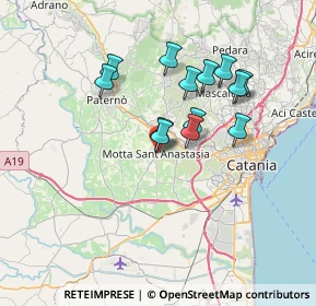 Mappa Via XX Settembre, 95040 Motta Sant'Anastasia CT, Italia (6.64769)