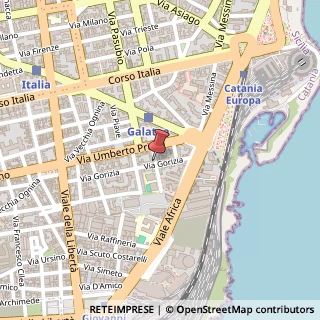 Mappa Via Salemi, 95129 Catania, Catania (Sicilia)