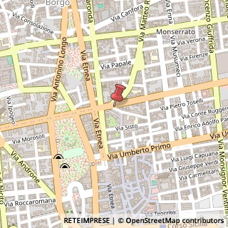 Mappa Largo dei vespri 8, 95128 Catania, Catania (Sicilia)