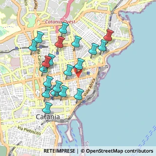Mappa Via Vecchia Ognina, 95131 Catania CT, Italia (1.0445)